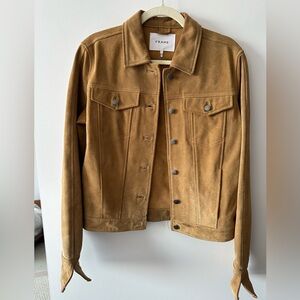 Frame Suede Trucker Jacket, Small